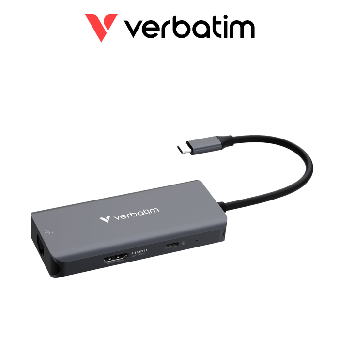 Verbatim USB-C Essentials Multiport HUB 6 Port with RJ45