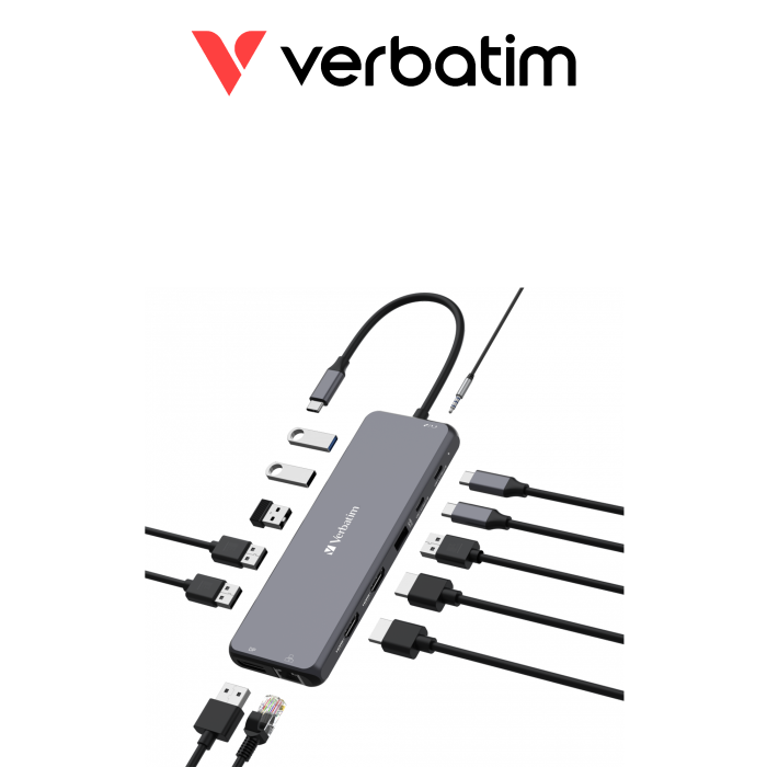 Verbatim USB-C pro Multiport Hub 13 Port CMH-13