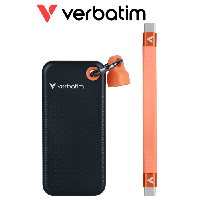 Verbatim Pocket SSD | Keyring with cable attachment - 1TB